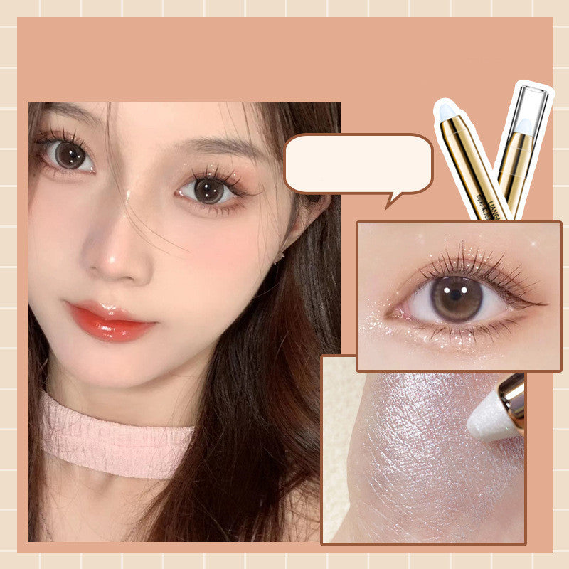Highlighting Eyeshadow Stick With Pearlescent Fine Glitter Finishing