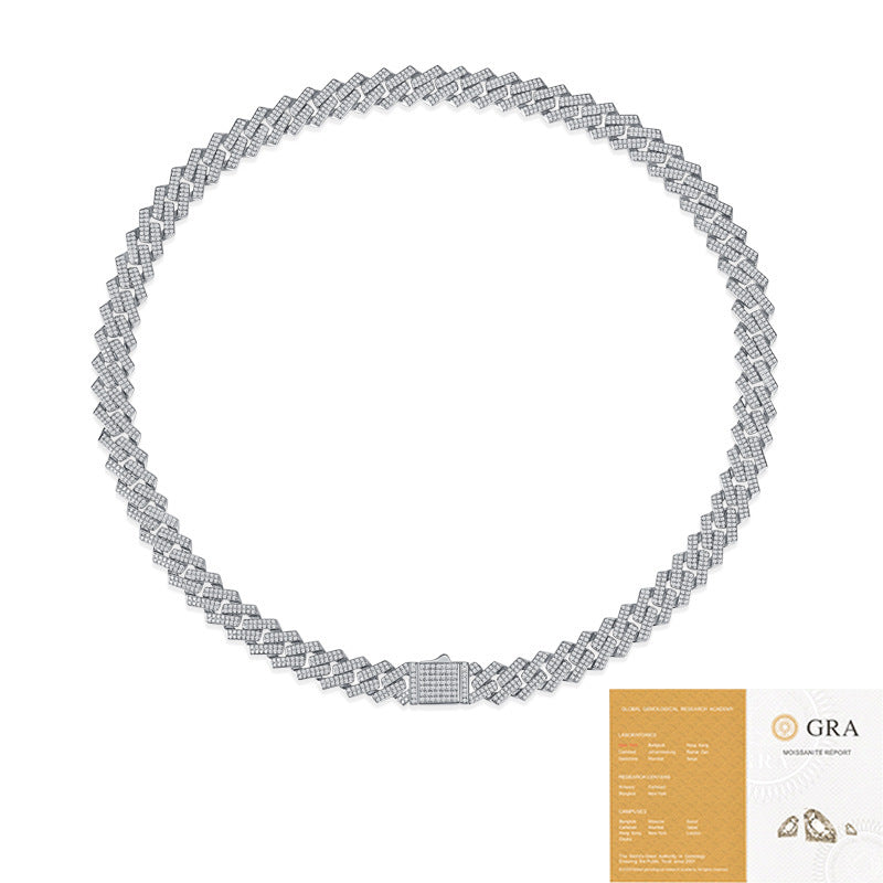 Collier Challenge en argent S925 pour homme