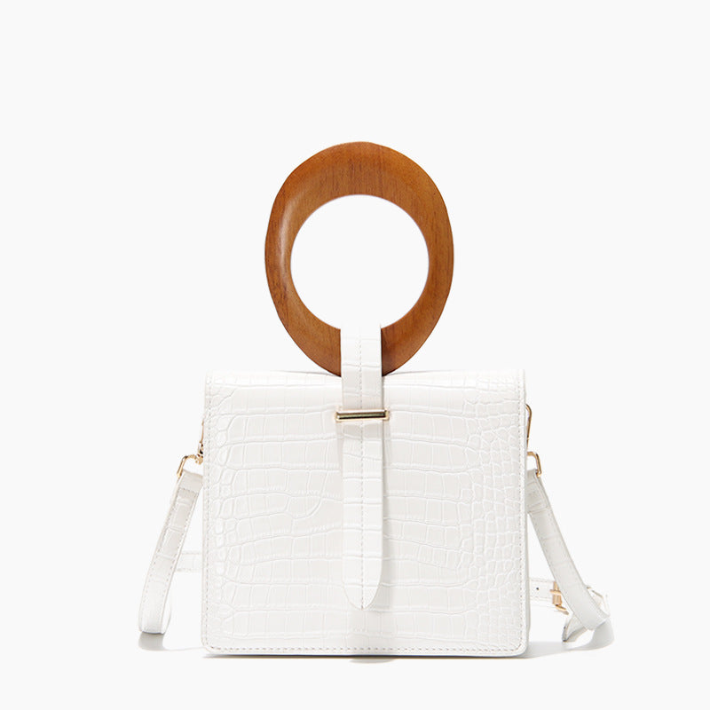 Petit sac messager carré à bandoulière de niche,