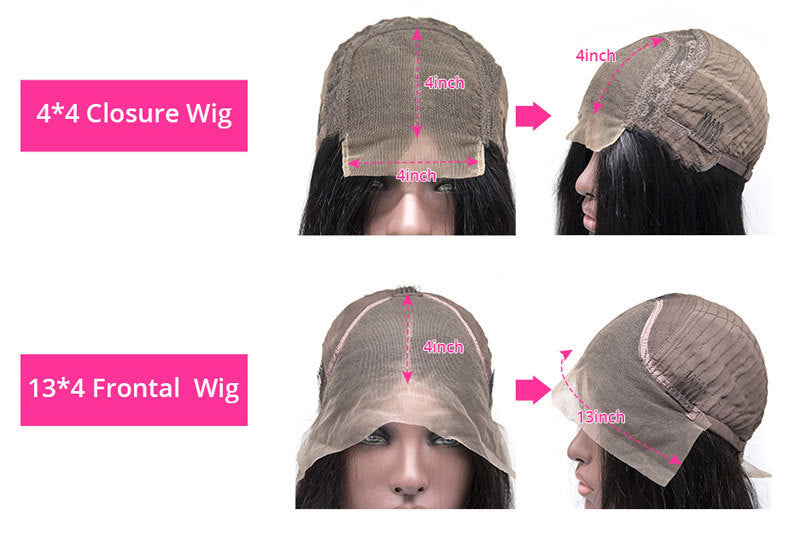 Perruques brésiliennes ondulées en cheveux humains