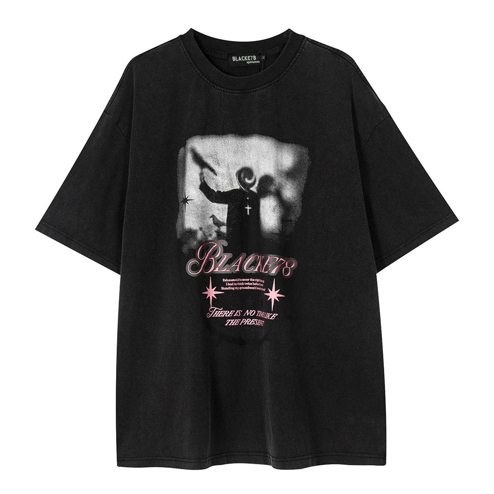 T-shirt à manches courtes en pur coton