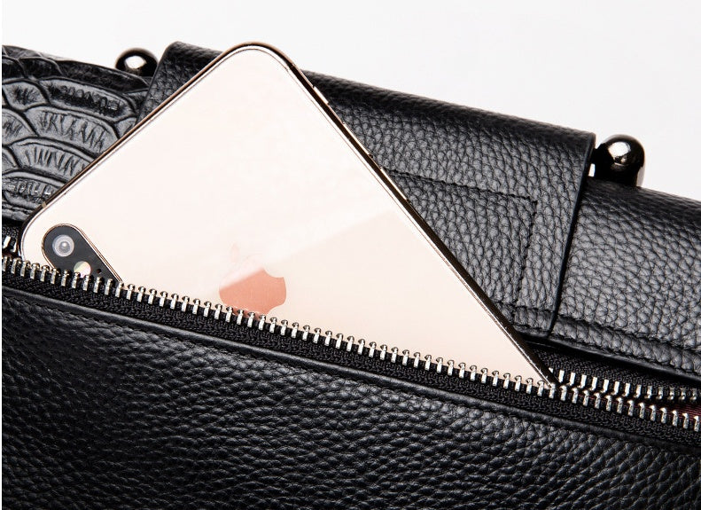 Borsa a tracolla grande capacità, borsa alla moda