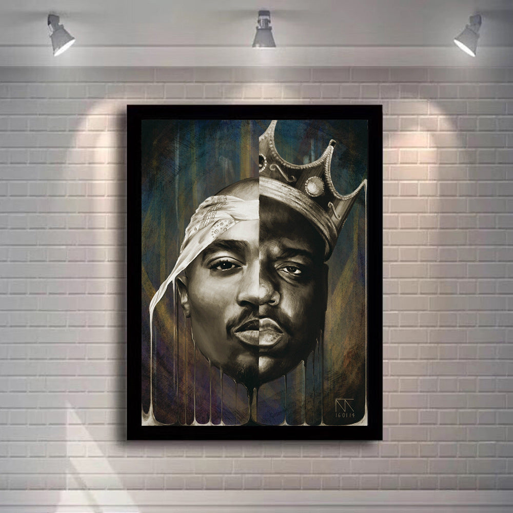 Tupac Art peinture affiche imprime noyau de peinture décorative