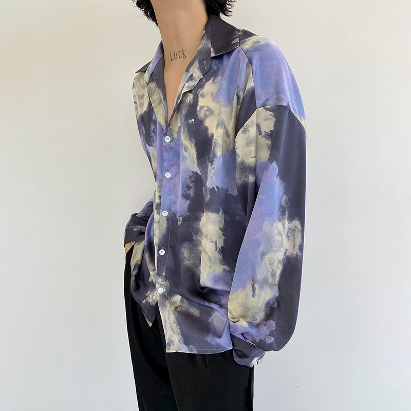 Chemise à manches longues tie-dye Mrcyc