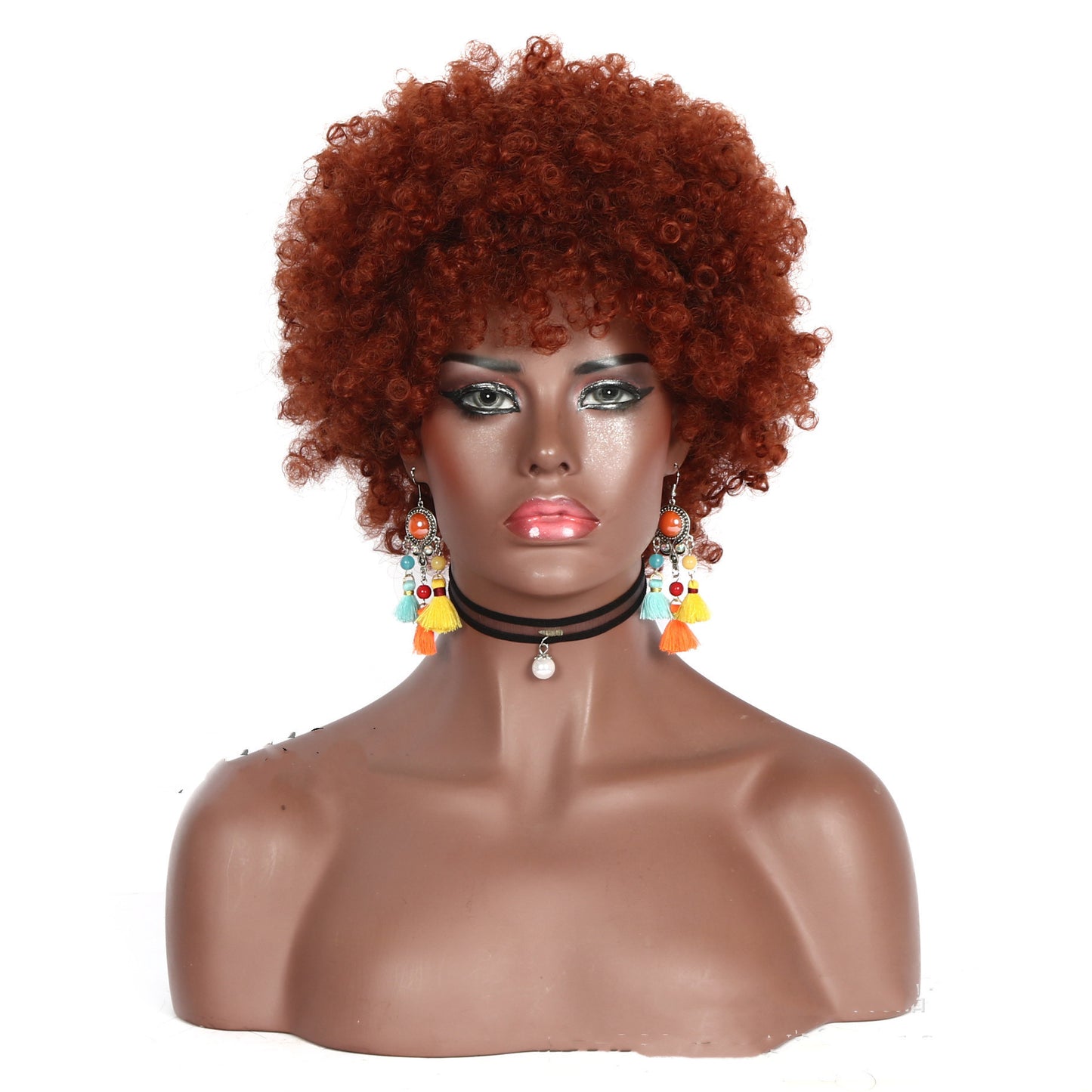Perruque afro bouclée de petite taille