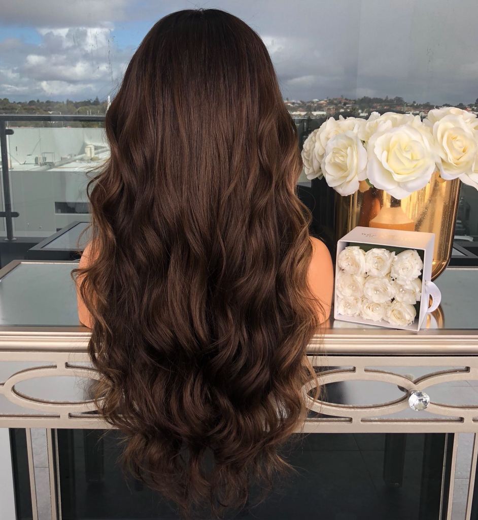 Parrucca a metà scala - Capelli lunghi e ricci da donna