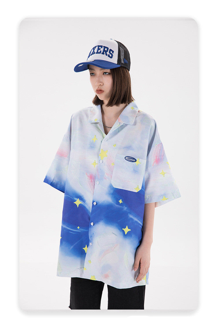 Spring And Summer - Y2K Starry Sky T-shirt