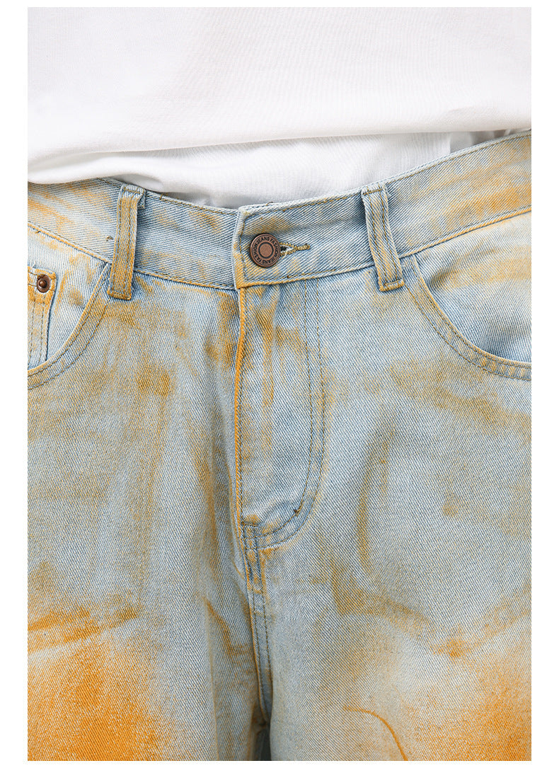 Jean droit ample rétro