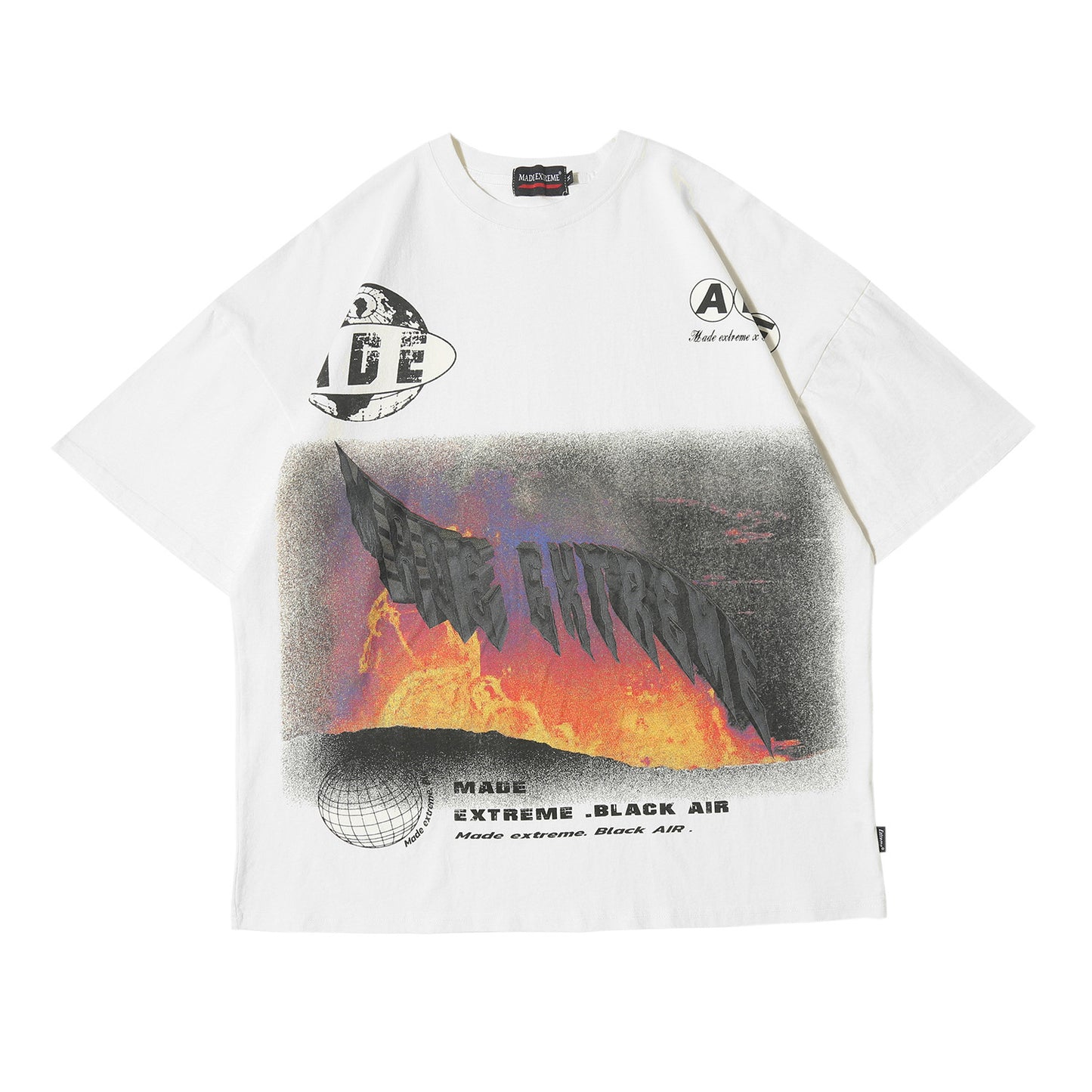 T-shirt à manches courtes style imprimé ample