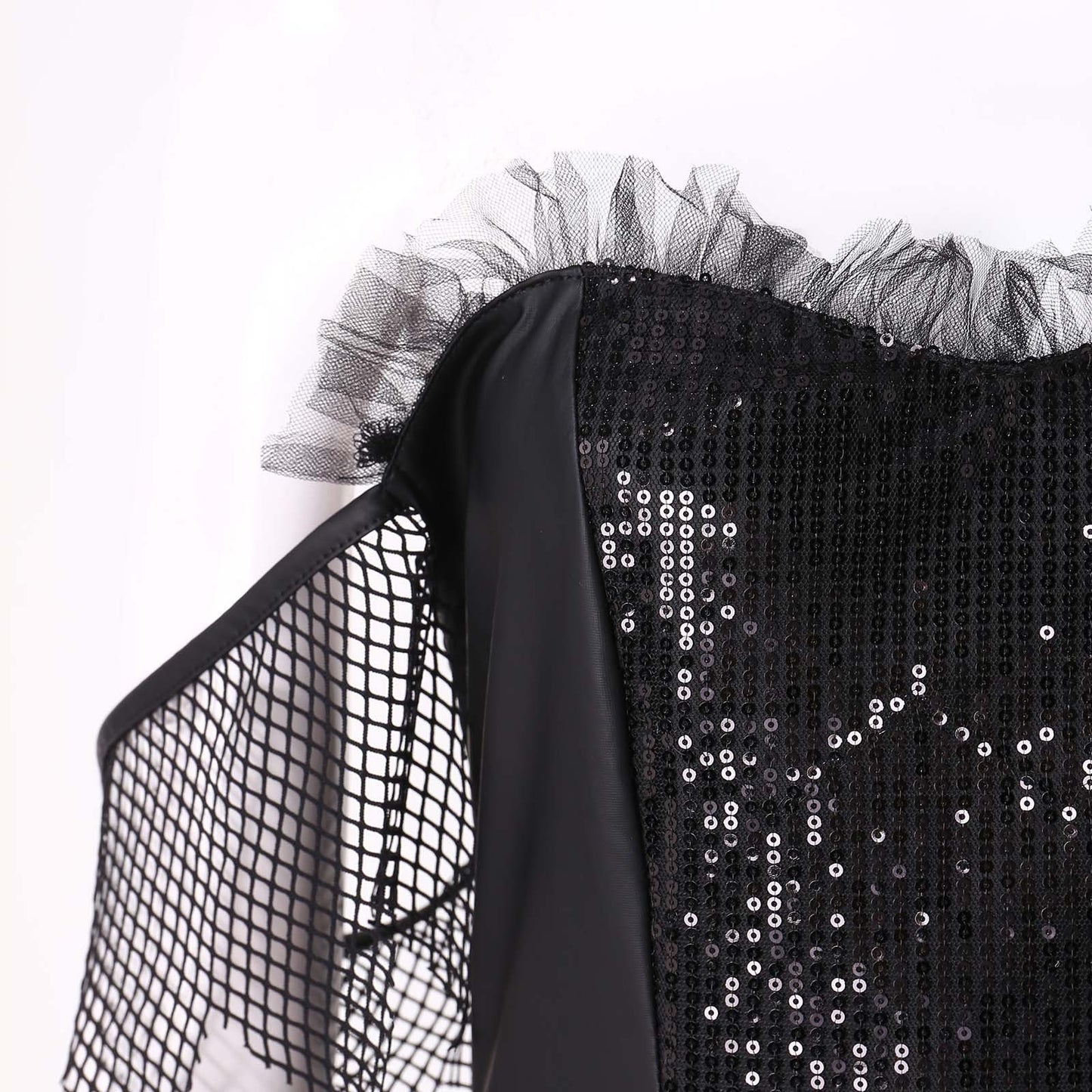 Costume da sirena per Halloween alla moda in tinta unita