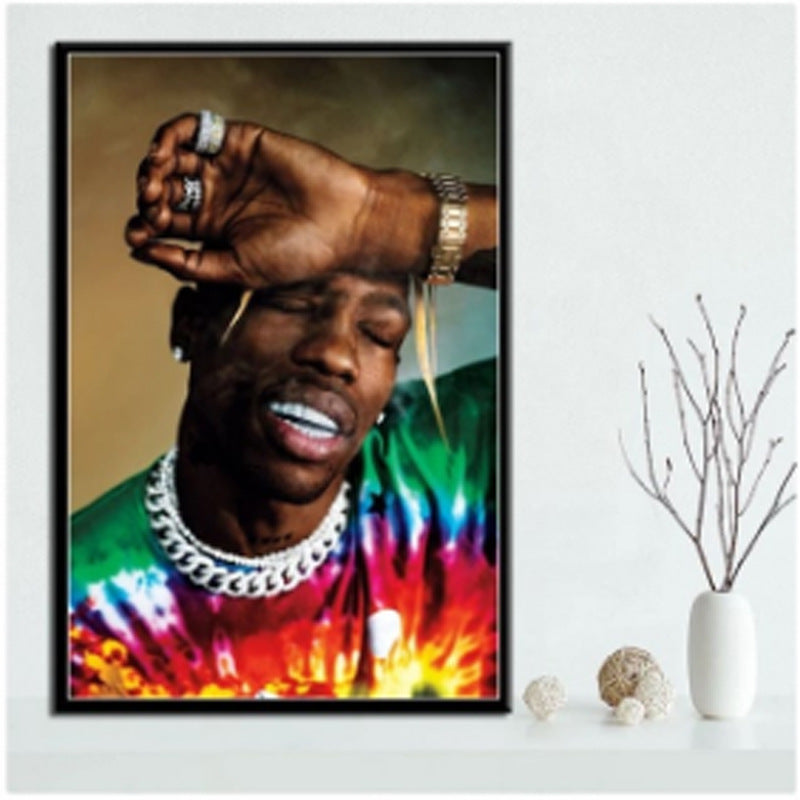 Travis Scott Pittura decorativa Pittura su tela Pittura a olio Nucleo