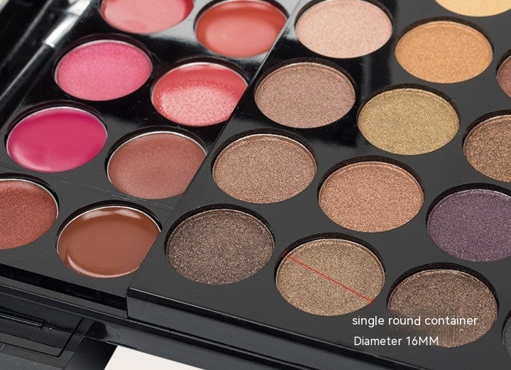 Ensemble de maquillage 78 couleurs, ombre à paupières, Blush, brillant à lèvres, combinaison de maquillage, poudre d'ombrage, rouge à lèvres, ensemble de plaques d'ombre à paupières