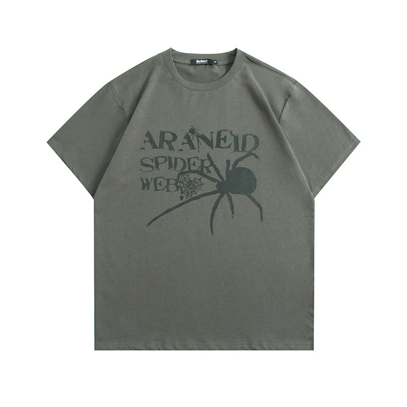 Loose Casual Short-sleeved Top Men's Crewneck T-shirt