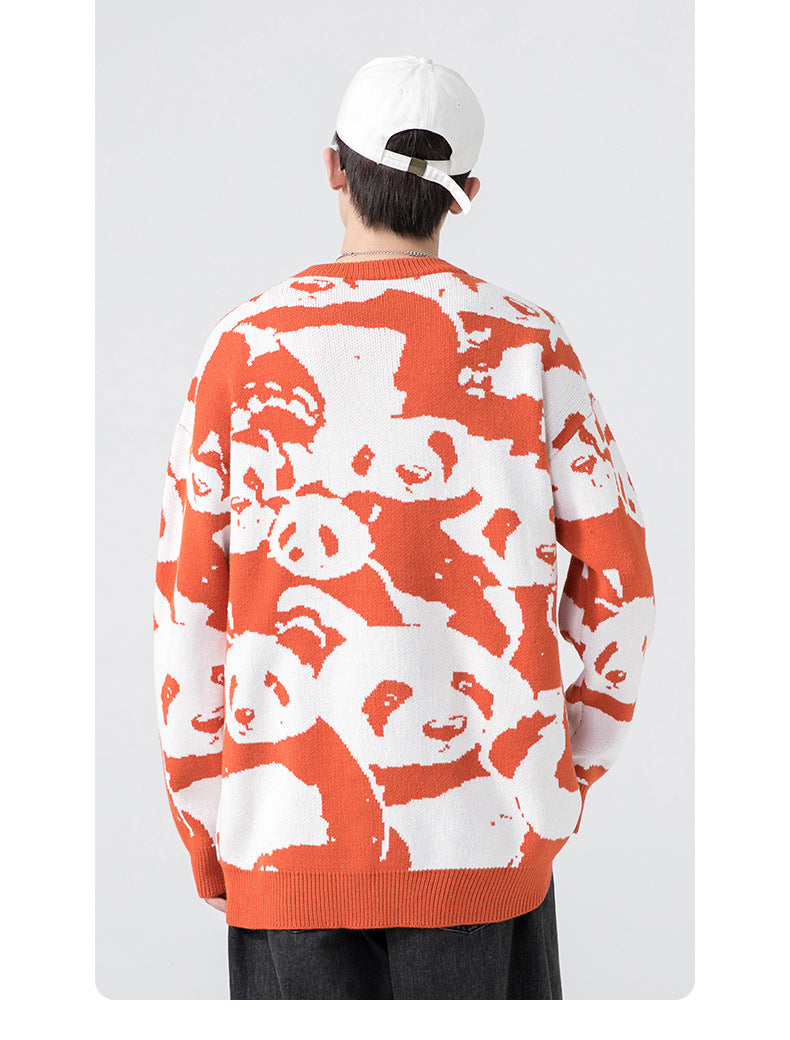 Sweater Men's Autumn And Winter Thickening Bottoming Shirt Winter Warm Top Knitted Sweater Coat