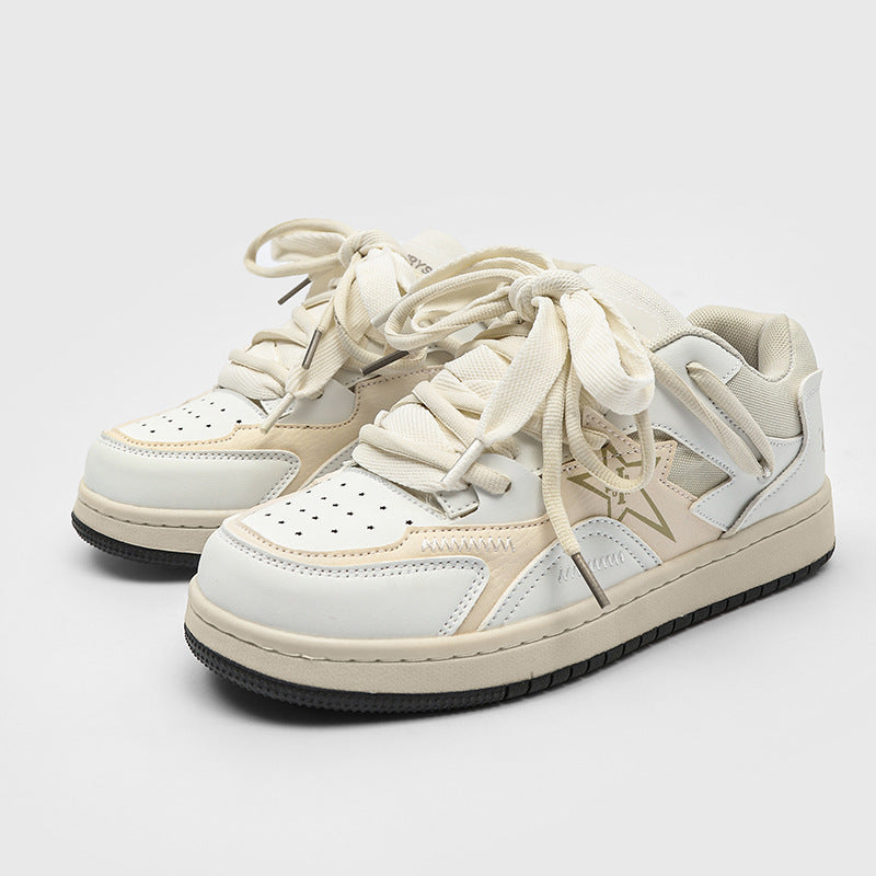 Niche Shoes Breathable Sneaker Thick Rope Low-top Sneakers Versatile Casual Shoes