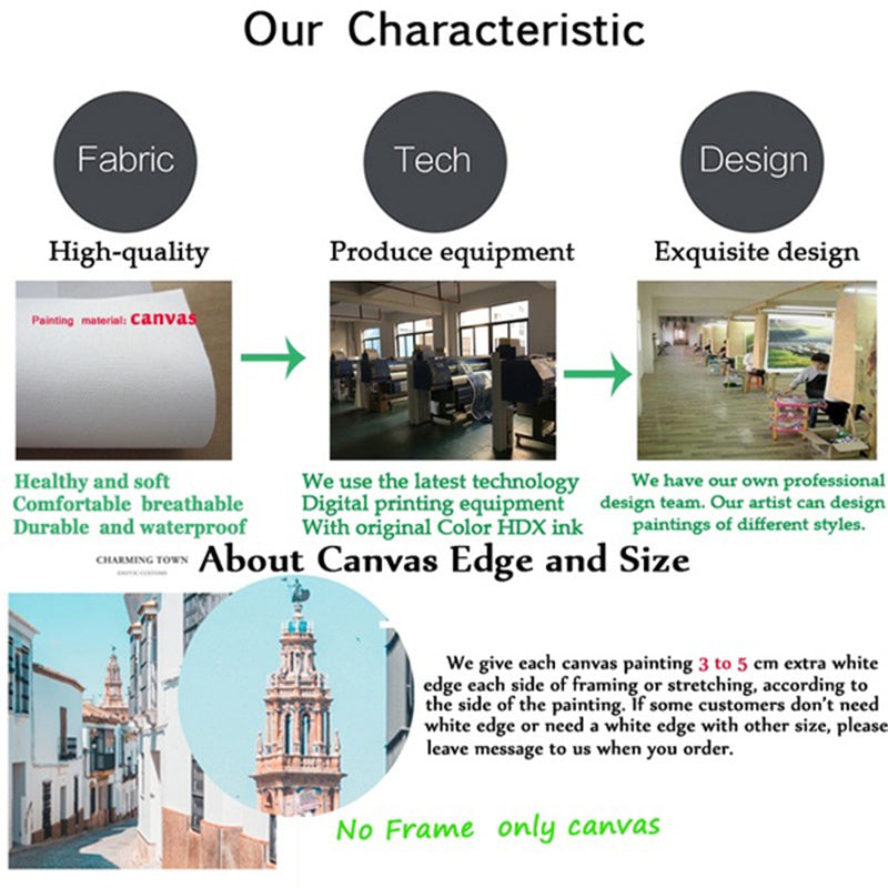 Poster di graffiti astratti classici di grandi dimensioni su tela