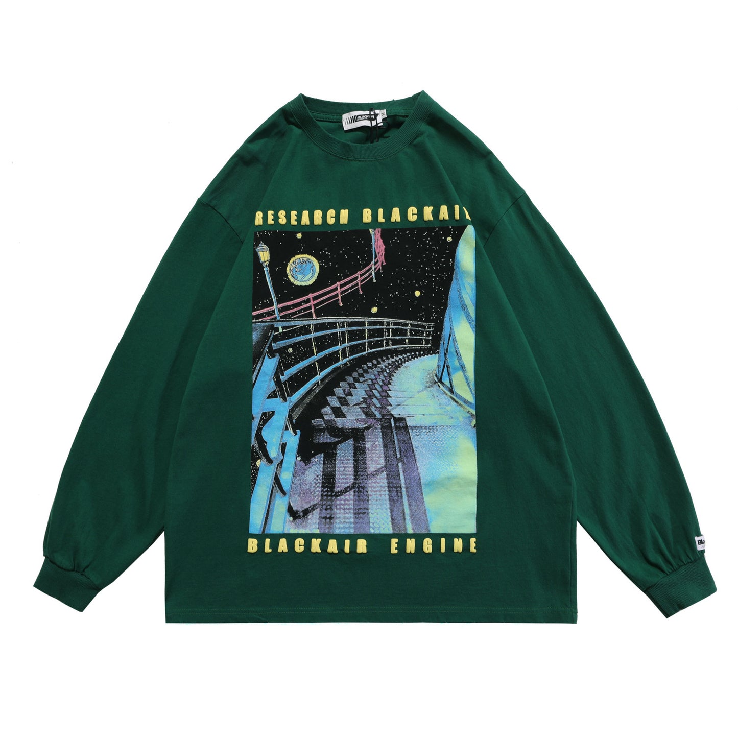 T-shirt Strange Niche Street avec imprimé mousse