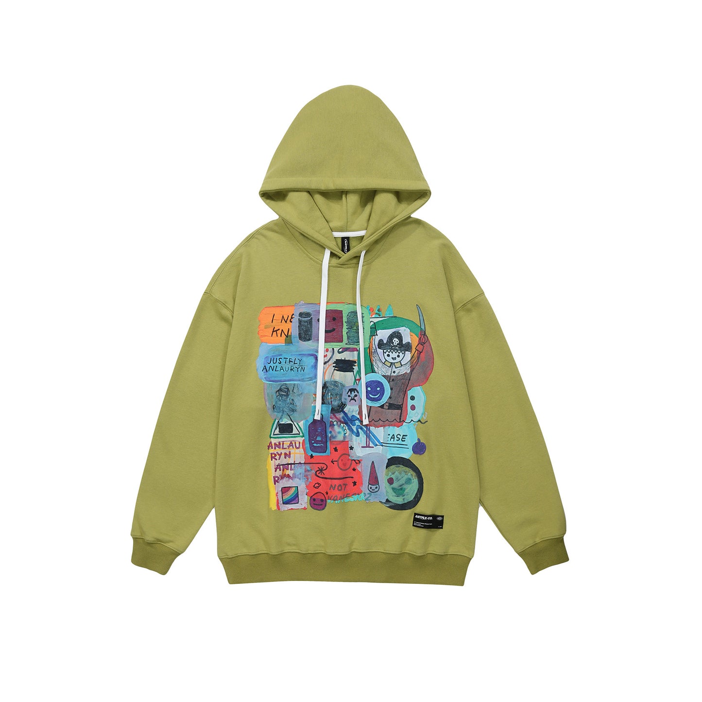 Fashion Casual Vintage Print Hoodie