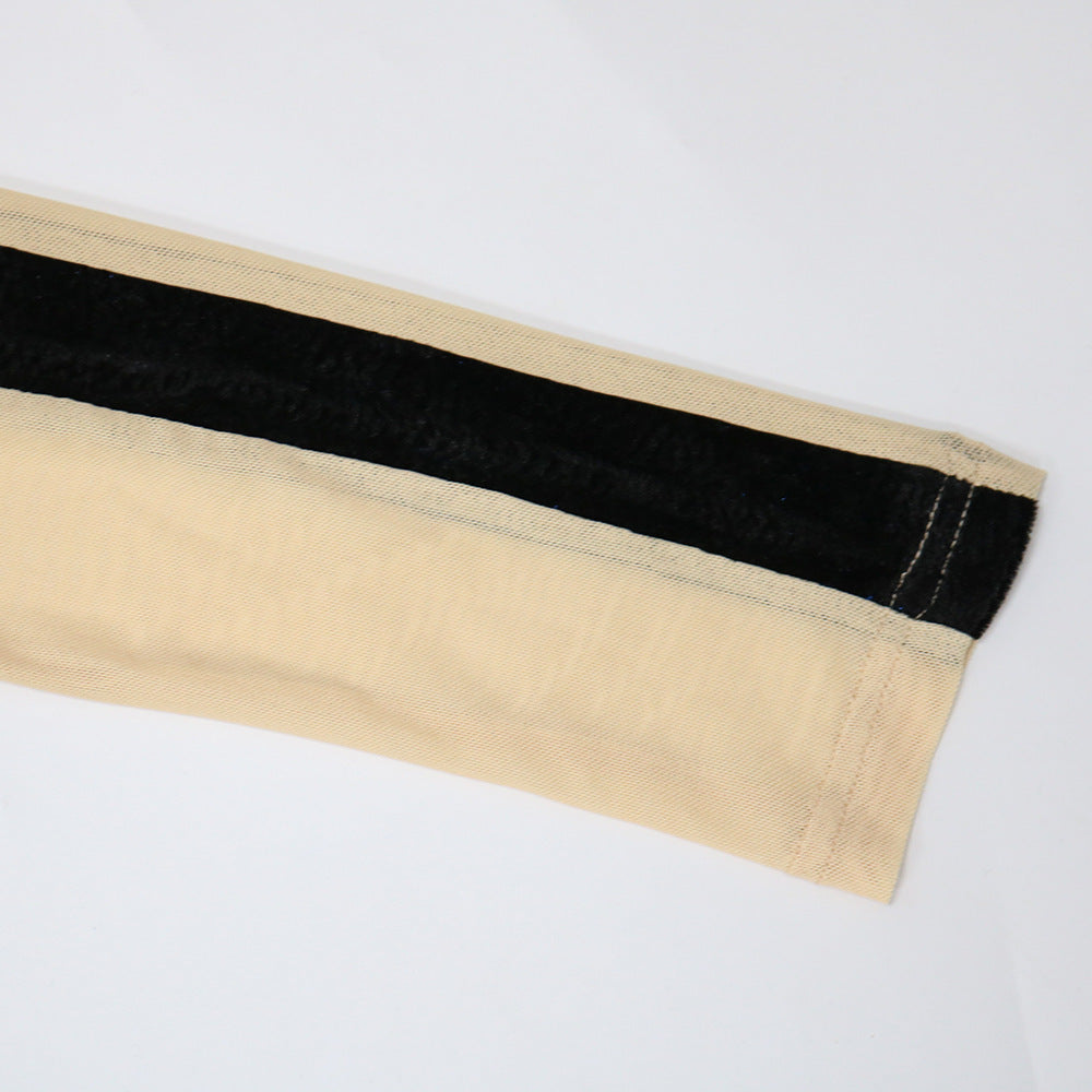 Combinaison fourreau amincissante en velours transparent