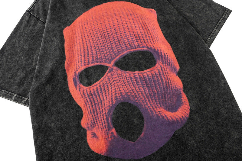 Maglietta a maniche corte vintage con stampa American Street