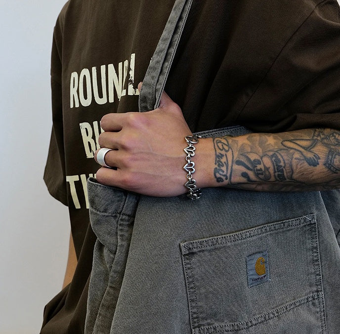 Fashion Bracelet Ancient Silver Love