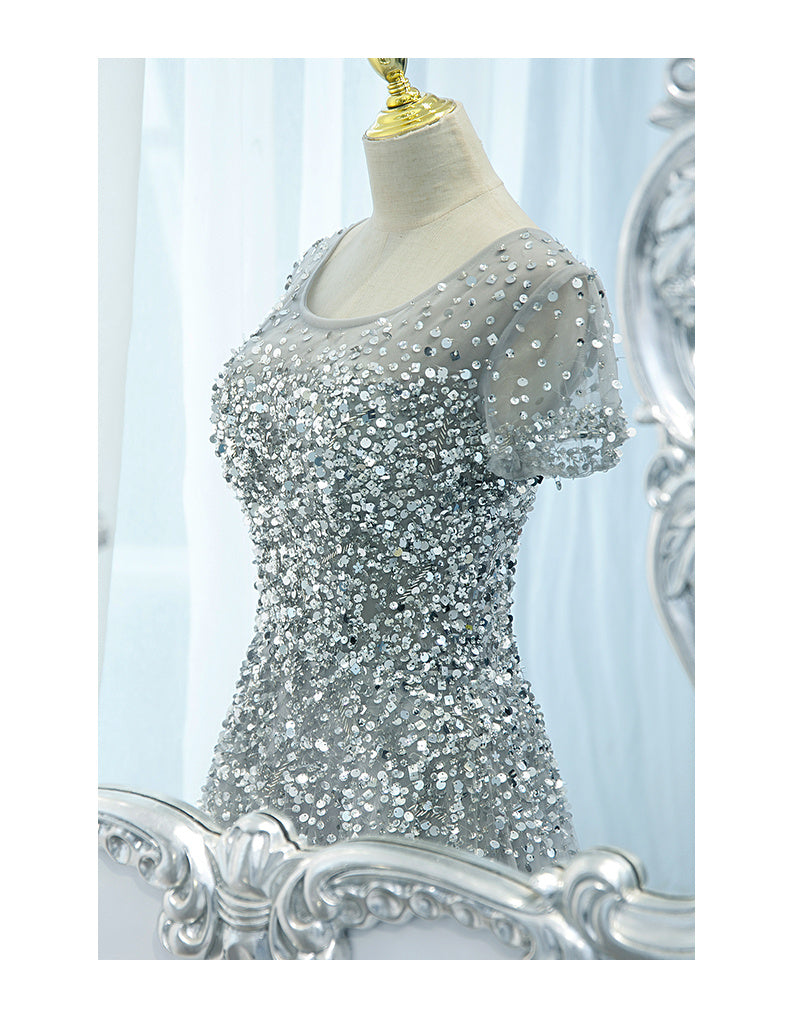 Fashion Evening Dress Skirt Female Sequin