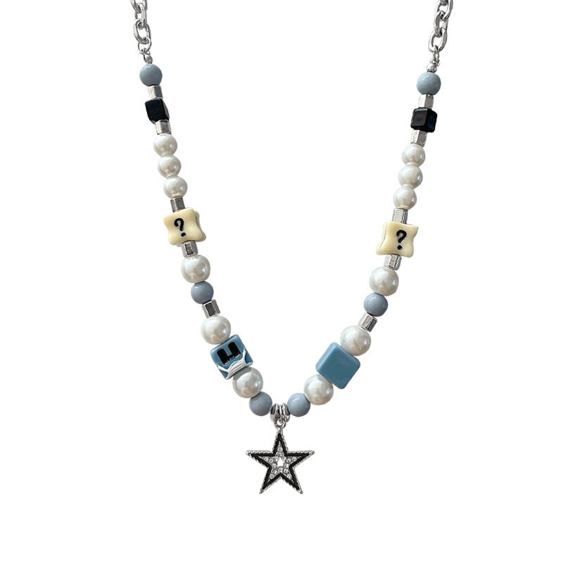 Catena per clavicola leggera di lusso per minoranze in stile unisex hip hop