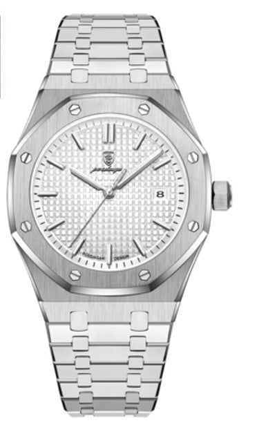 Orologio da polso impermeabile, alla moda e alla moda, con calendario luminoso