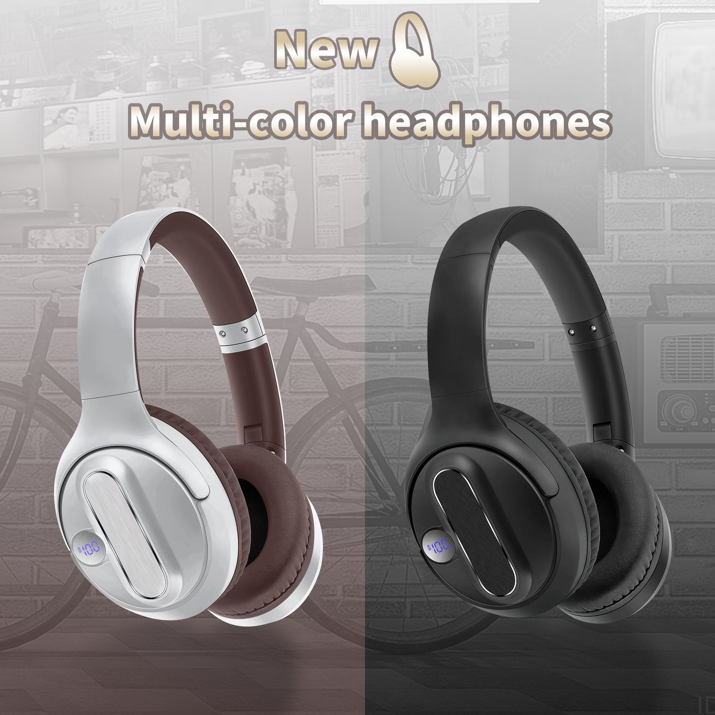 Auricolare Bluetooth wireless con display digitale di alimentazione