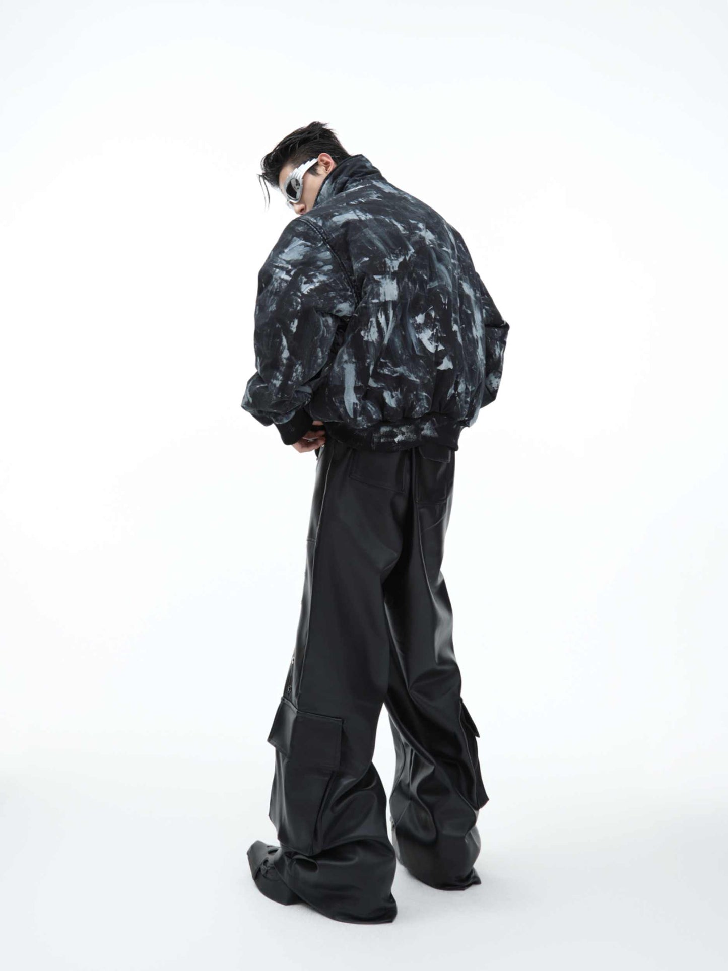 Retro Distressed Thicken Cotton Clothes Coat