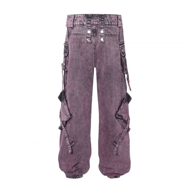 Nouveaux jeans cargo de niche Street Fashion