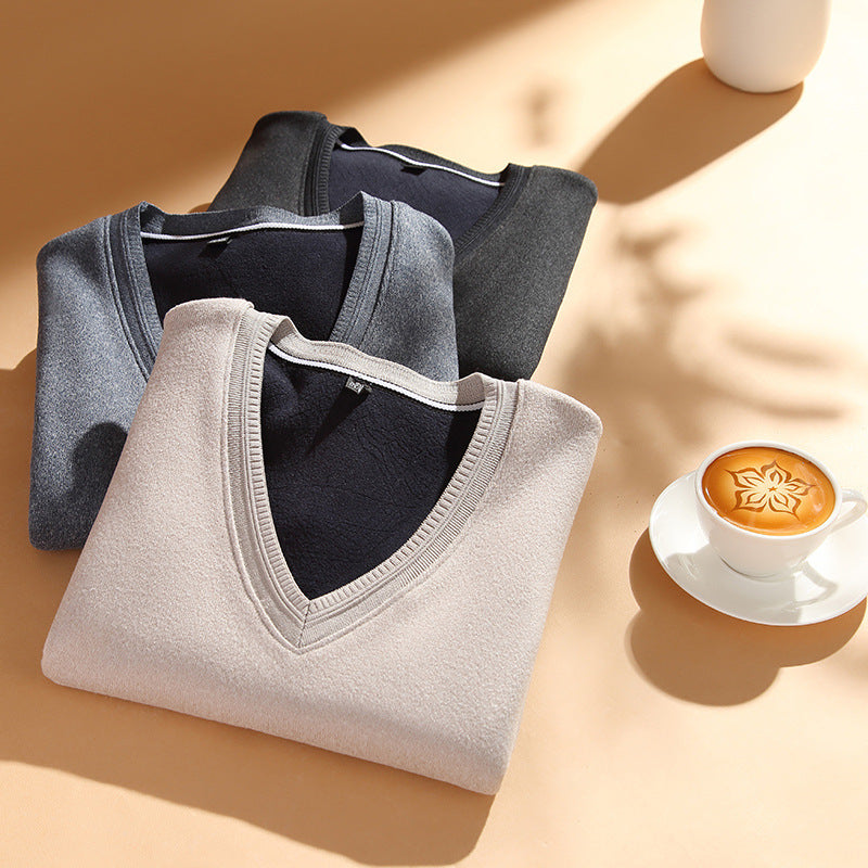 Sleeveless Casual Men's Knitted Sweater Pullover Vest