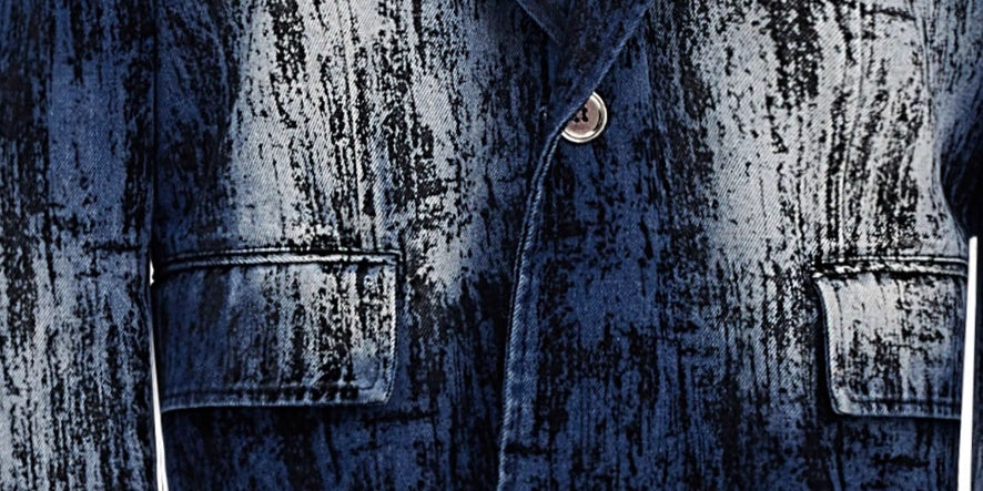 Abito tie-dyed effetto usurato