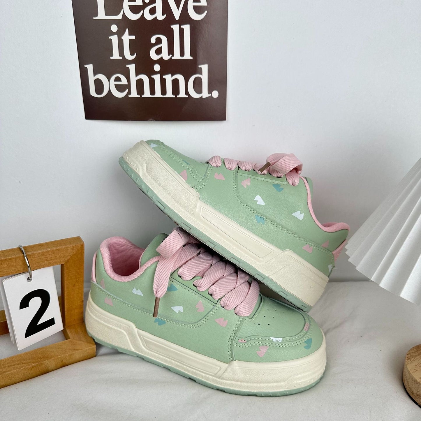 Scarpe sportive abbinabili in tela floreale