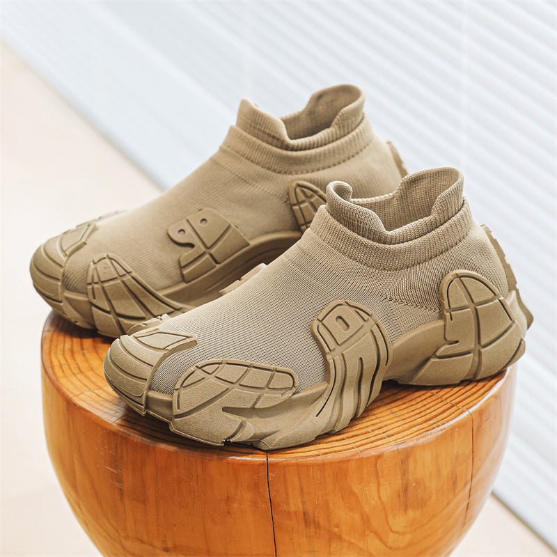 Sock Shoes Flying Woven Breathable Mesh Surface