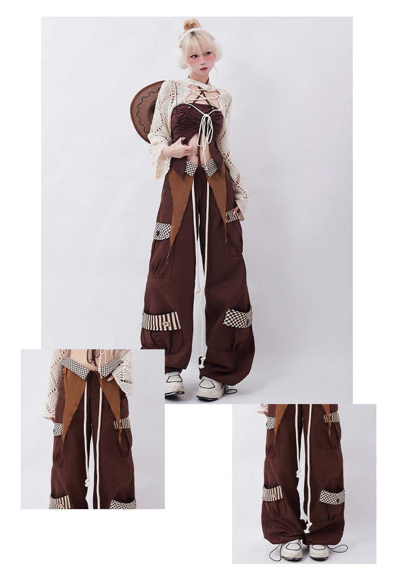 Salopette rétro américaine d'été pour femmes