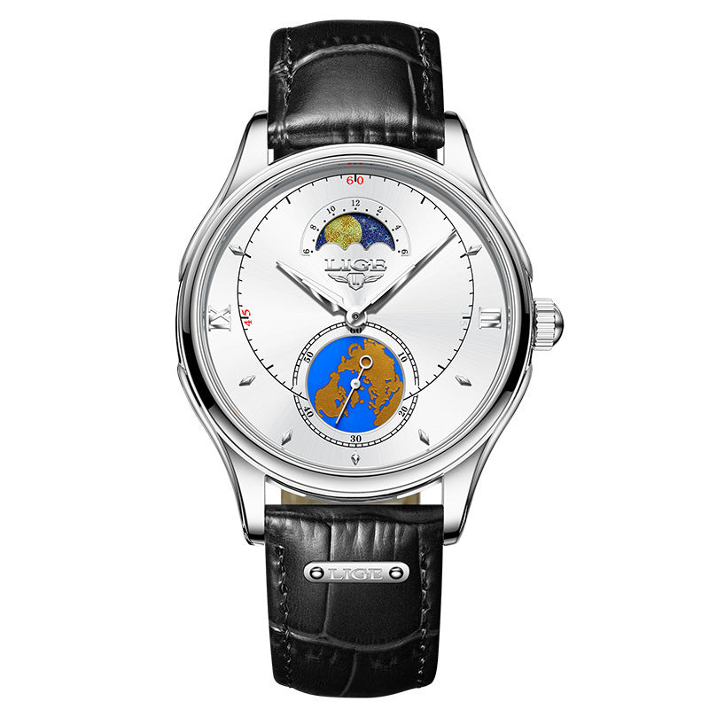 Montre à quartz étanche pour entreprise, cadran personnalisé