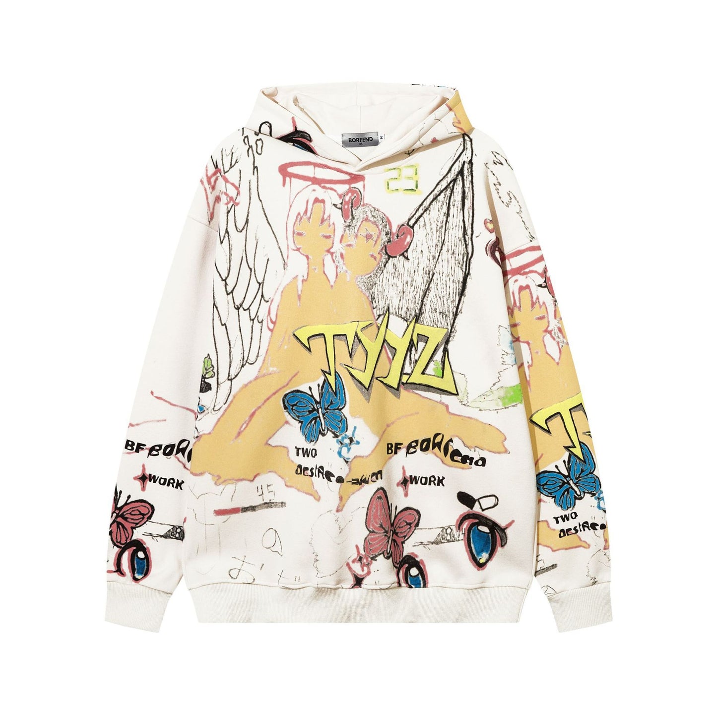 Sweat à capuche ample pour les amateurs de hip-hop