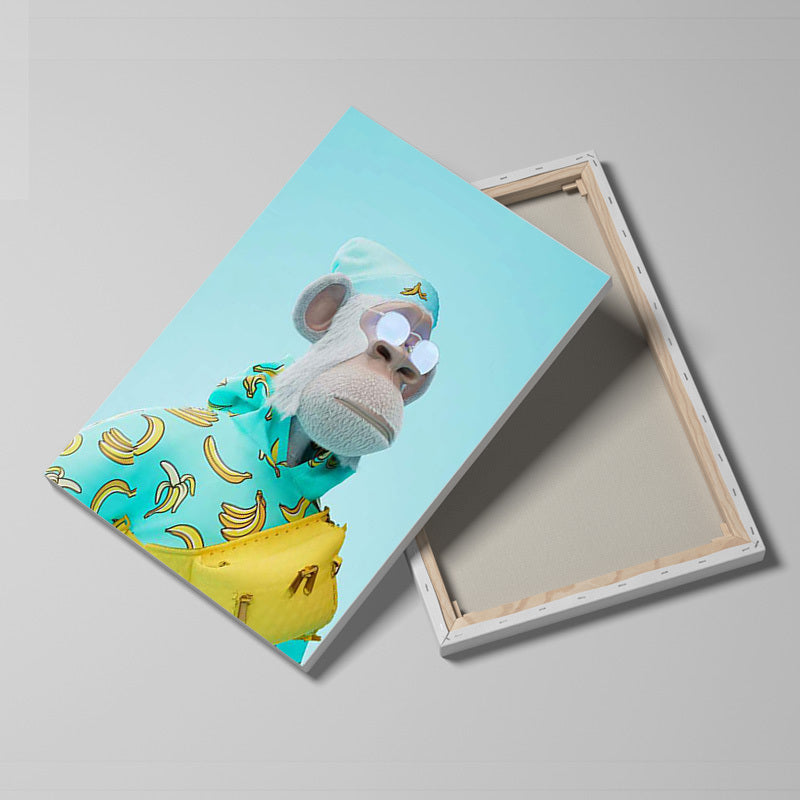 Dipinto NFT - Dipinto su tela per la decorazione della casa con scimmia dello Yacht Club