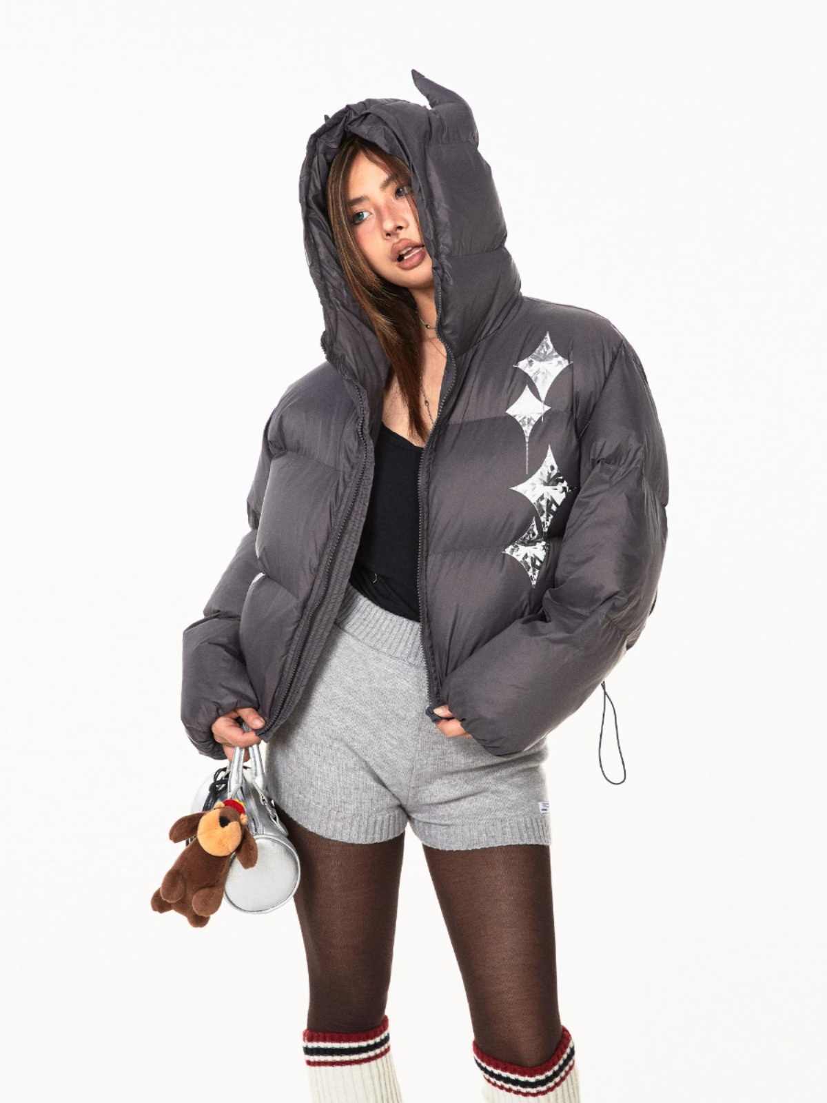 Short Women's Winter Thicken Thermal Bread Coat