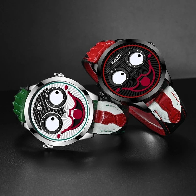 Orologio Joker in pelle impermeabile