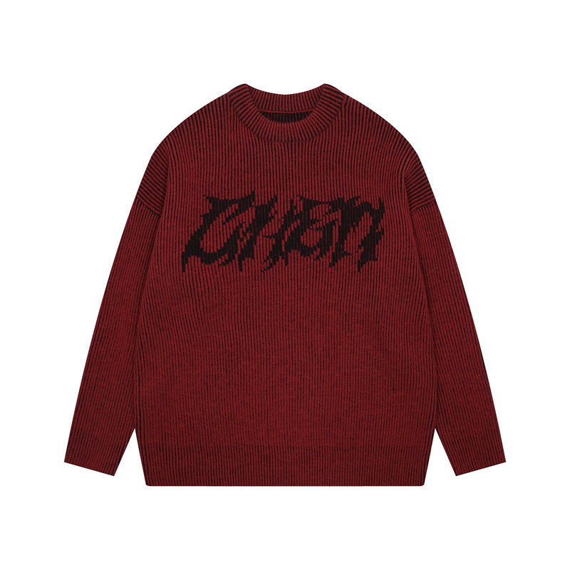 Men's New Fashion Loose Cool Knitted Sweater