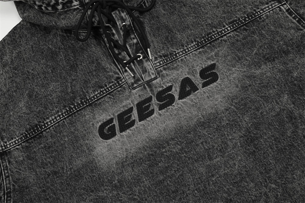 Maglione da cowboy lavato, stile europeo e americano, da uomo