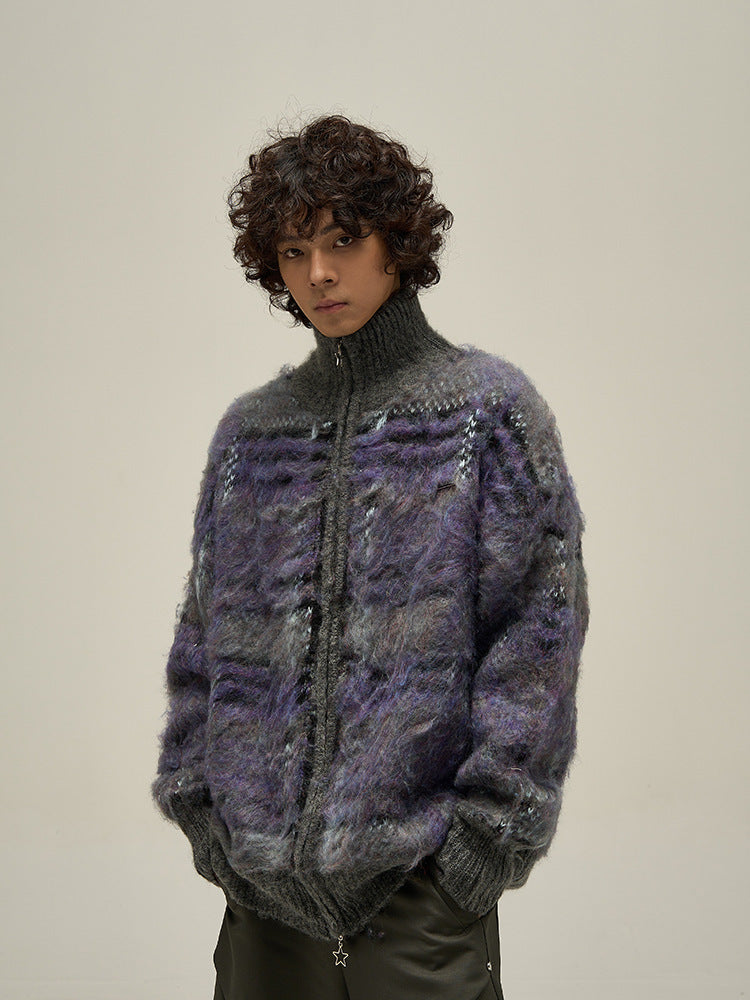 Pull tricoté vintage de style américain