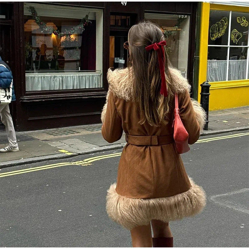 Retro Street Mid-length Comfortable Coat