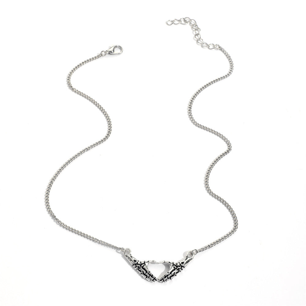 Couple de collier pendentif créatif palmier