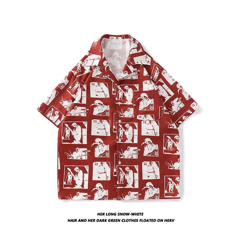 Camicia versatile estiva da uomo a mezza manica