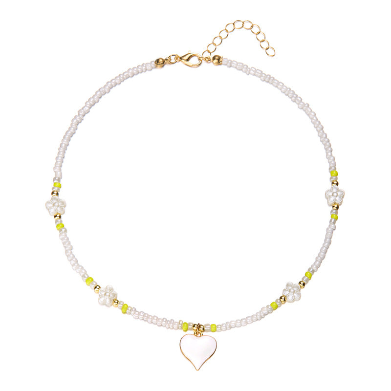 Collana di perline di fiori alla moda