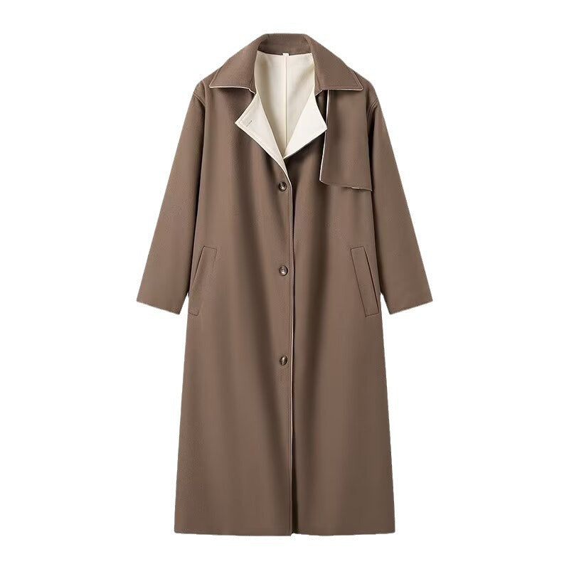 Cappotto di lana dal temperamento lungo