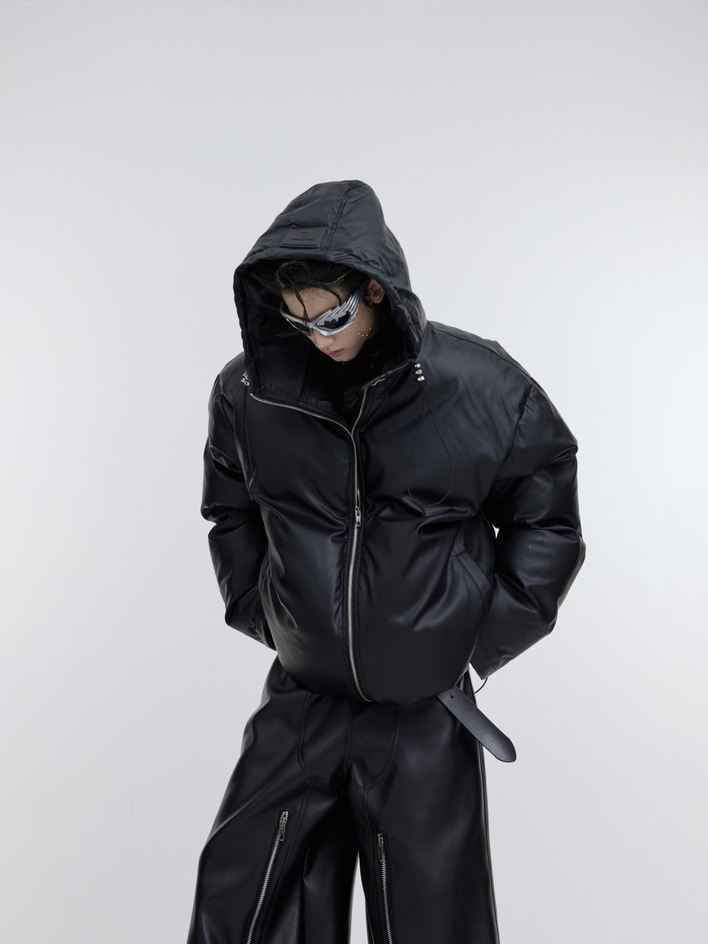 Deconstructing Of Hooded Thickened Cotton Coat